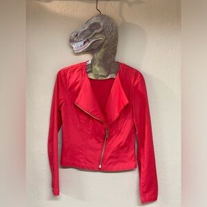 T Tahari Pink Moto Jacket